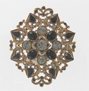 victorian style oval pin