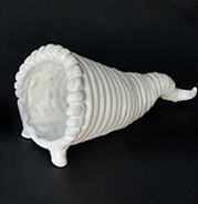 Thanksgiving cornucopia, ceramic art
