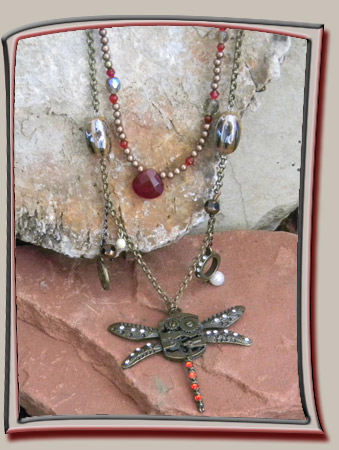 Steampunk Dragonfly with Multiple Adornments