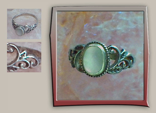 Sterling Silver With Mother-of-Pearl