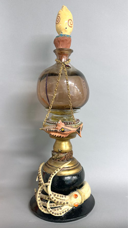 steampunk assemblage art