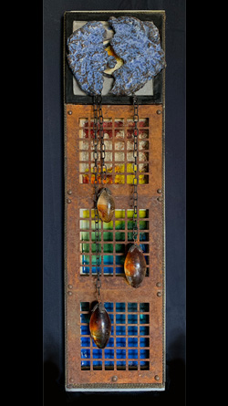 steampunk assemblage art